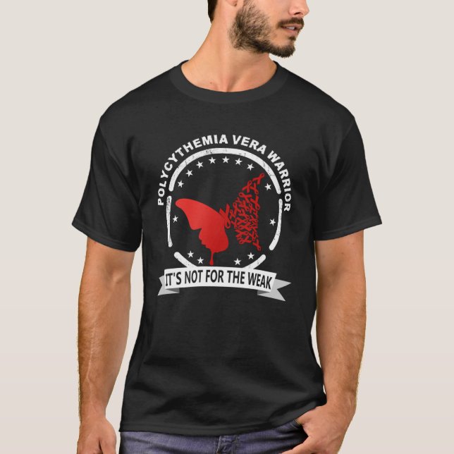 Camiseta Yo Uso El Rojo Para La Policitemia Vera Guerrera D (Anverso)