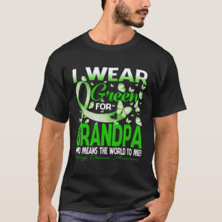 Camiseta Yo Uso El Verde Para Awarene De La Enfermedad Rena