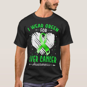 Camiseta Yo Uso El Verde Para La Conciencia Del CÁNCER HÍDR