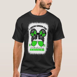 Camiseta Yo Uso El Verde Para La Parálisis Cerebral Para Lo