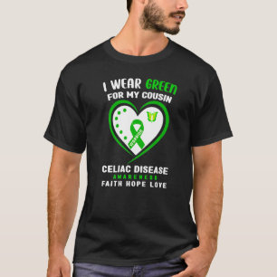 Camiseta Yo Uso El Verde Para Los Awarenes De La Enfermedad