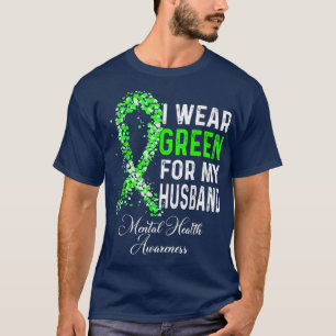 Camiseta Yo Uso El Verde Para Los Conocimientos De Salud Me