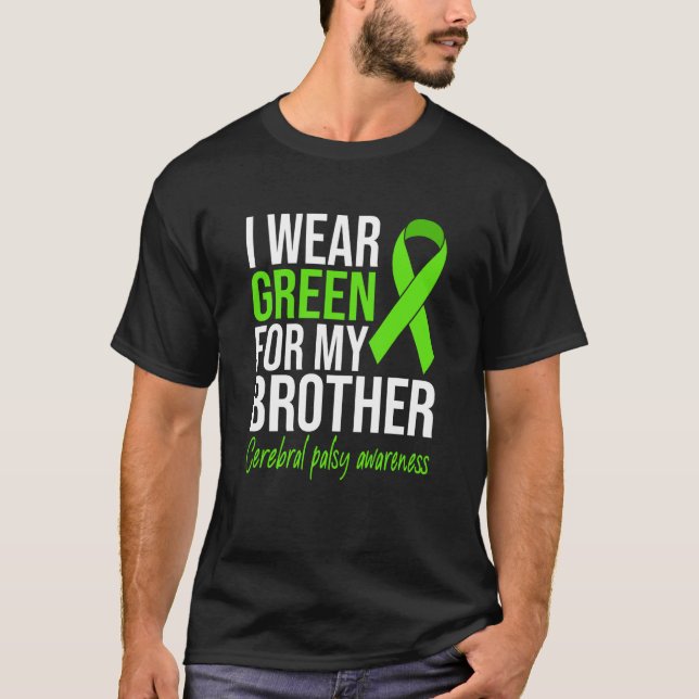 Camiseta Yo Uso El Verde Para Mi Hermano Awarene De La Pará (Anverso)
