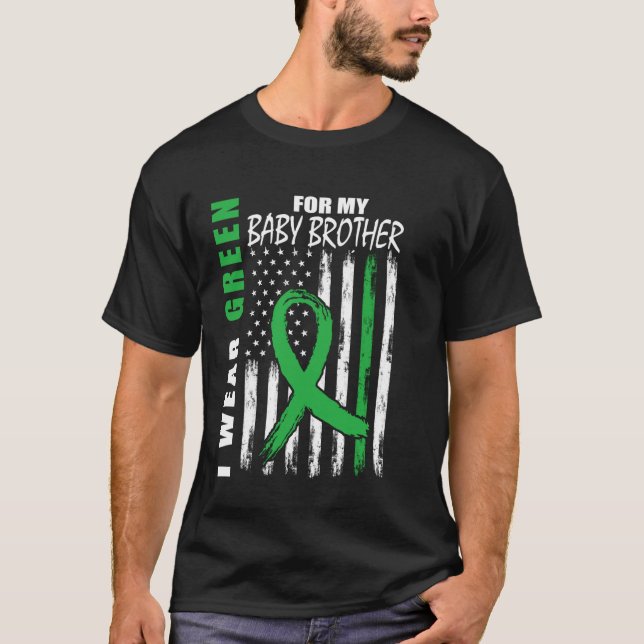 Camiseta Yo Uso El Verde Para Mi Hermano Awarene De La Pará (Anverso)