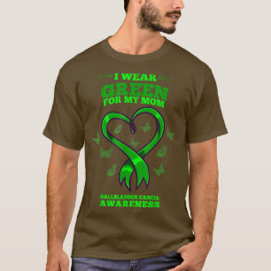 Camiseta Yo Uso El Verde Para Mi Mamá Gallvejando Cáncer Aw