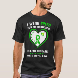 Camiseta Yo Uso El Verde Para Mi Nieto Awaren Por Enfermeda