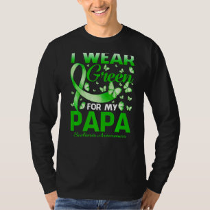 Camiseta Yo Uso El Verde Para Mi Papa Scoliosis Sensibiliza