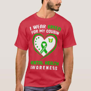 Camiseta Yo Uso El Verde Para Mi Primo - Awarene De Salud M