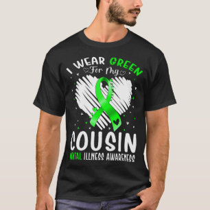 Camiseta Yo Uso El Verde Para Mi Primo Awarenes De Enfermed