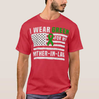 Camiseta Yo uso el verde para mi suegra de salud mental