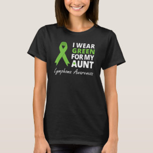 Camiseta Yo Uso El Verde Para Mi Tía Cinta Guerrera Familia
