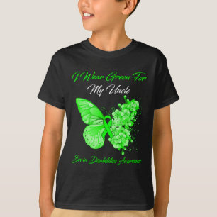 Camiseta Yo Uso El Verde Para Mi Tío Bravo Discapacitados C