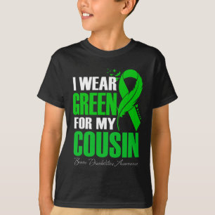 Camiseta Yo Uso El Verde Para Mis Primos Con Discapacidades