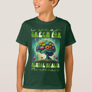 Camiseta Yo Uso Green Para Concienciar Sobre La Salud Menta