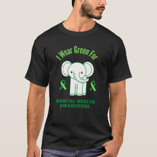 Camiseta Yo Uso Green Para Concienciar Sobre La Salud Menta