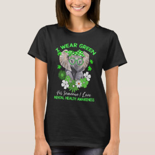 Camiseta Yo Uso Green Para La Cinta De Sensibilización Sobr