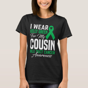 Camiseta Yo Uso Kelly Green Para Mi Primo Cáncer De Ducado 