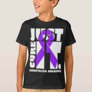 Camiseta Yo Uso La Cinta Púrpura Fibromialgia Conciencia