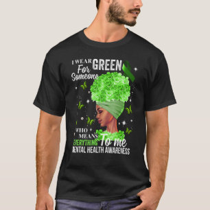 Camiseta Yo uso la cinta verde para combatir el estigma de 