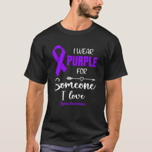 Camiseta Yo uso morado para alguien que amo por Lupus Aware