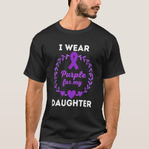Camiseta Yo uso morado para mi hija Lupus Awareness Mont