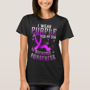 Camiseta Yo uso morado para mi hijo para tomar conciencia d