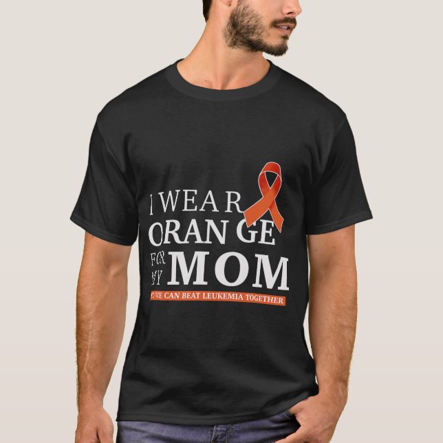 Camiseta Yo Uso Naranja Para Mamá Para Poder Superar La Tog (Anverso)