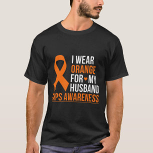 Camiseta Yo Uso Naranja Para Mi Esposo Rsd Crps Sensibiliza
