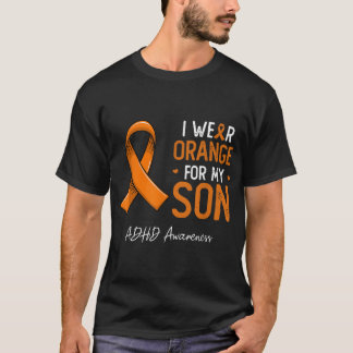Camiseta Yo uso naranja para mi hijo mes de toma de concien