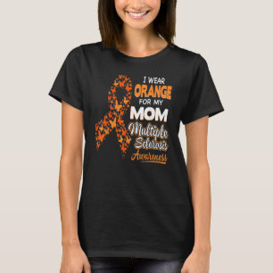 Camiseta Yo Uso Naranja Para Mi Mamá Awaren De Esclerosis M