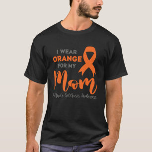 Camiseta Yo Uso Naranja Para Mi Mamá Awaren De Esclerosis M
