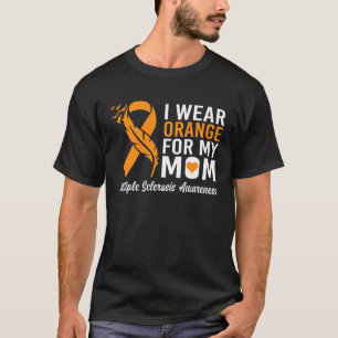 Camiseta Yo Uso Naranja Para Mi Mamá Awaren De Esclerosis M