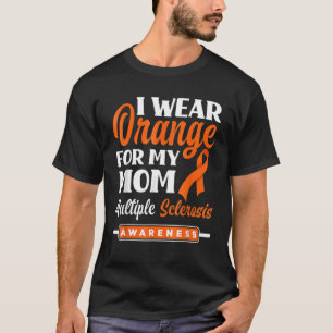 Camiseta Yo Uso Naranja Para Mi Mamá Awaren De Esclerosis M