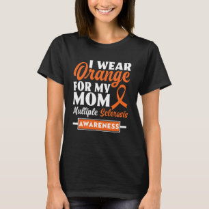 Camiseta Yo Uso Naranja Para Mi Mamá Awaren De Esclerosis M