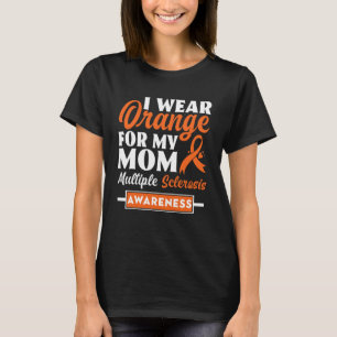 Camiseta Yo Uso Naranja Para Mi Mamá Awaren De Esclerosis M