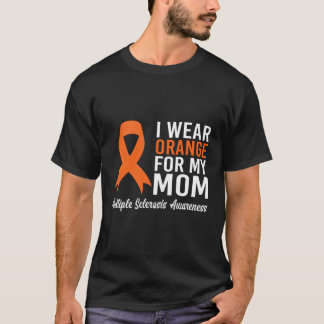 Camiseta Yo Uso Naranja Para Mi Mamá Awaren De Esclerosis M