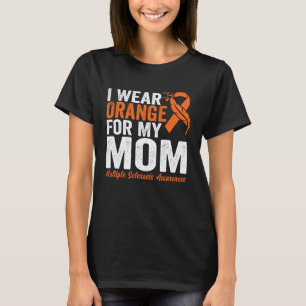 Camiseta Yo Uso Naranja Para Mi Mamá Awaren De Esclerosis M