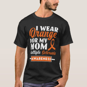 Camiseta Yo Uso Naranja Para Mi Mamá Awaren De Esclerosis M
