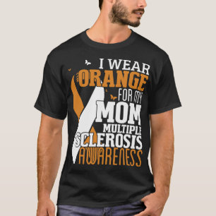 Camiseta Yo Uso Naranja Para Mi Mamá Awaren De Esclerosis M