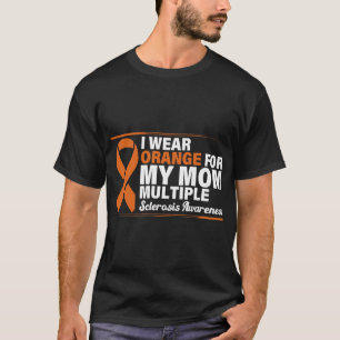 Camiseta Yo Uso Naranja Para Mi Mamá Awaren De Esclerosis M
