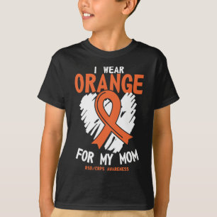 Camiseta Yo Uso Naranja Para Mi Mamá RSD CRPS Apoyo El Cánc