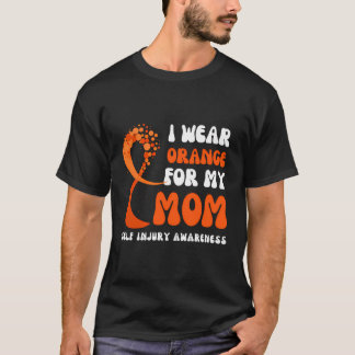 Camiseta Yo Uso Naranja Para Mi Propia Lesiones De Mi Madre