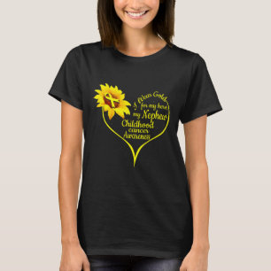 Camiseta Yo Uso Oro Para Mi Sobrino Awarene Del Cáncer Infa