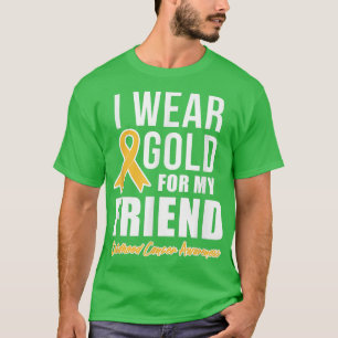 Camiseta Yo uso oro para una amistad con la conciencia sobr