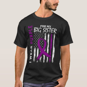 Camiseta Yo Uso Púrpura Para Mi Gran Hermana Lupus Conocimi