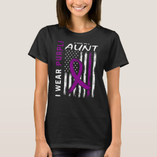 Camiseta Yo Uso Púrpura Para Mi Tía Lupus Awareness America