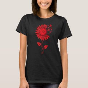 Camiseta Yo uso rojo para la toma de conciencia sobre el VI