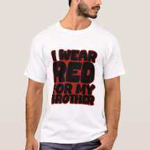 Yo uso rojo para mi hermano