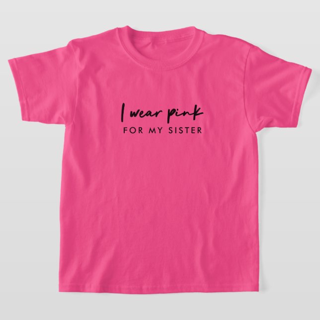 Camiseta Yo Uso Rosa | Compatibilidad con el cáncer de nomb (Distribución)