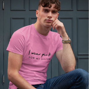 Camiseta Yo Uso Rosa Compatibilidad con el cáncer de nomb